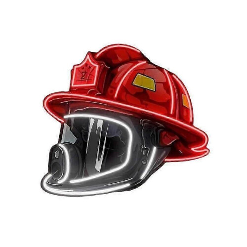 Firefighter Helmet Neon Sign ,Firefighter Helmet LED Light for Wall Decor