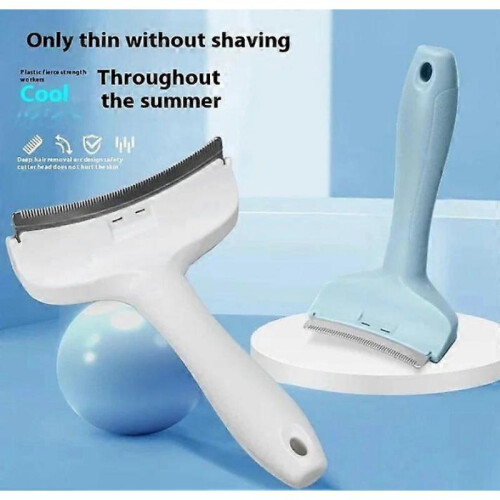 (small,White)V-Tooth Deshedding Comb,Pet Hair Removal Tool,V-Shaped Teeth Pet Comb 1