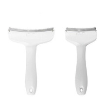 (small, White) V-Tooth Deshedding Comb,Pet Hair Removal Tool,V-Shaped Teeth Pet Comb