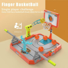 (orange) Kids' Desktop Fingertip Basketball - New Funny Tabletop Basketball Game Toys