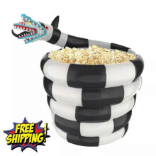 Beetlejuice Sandworm Regal Exclusive Popcorn Bucket IN HAND