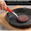 (Red Square Head) Chainmail Grill Scrubber,Chain Mail Scrubber Cast Iron,3-in-1 Chainmail Cleaner 3