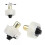 2pcs/lot Diameter 17mm LED Flashlight Push Button Switch ON/ OFF Electric Torch Tail Switch HOT 1