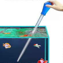 Pipetas alargadas para acuario, sifón, aspiradora para pecera, herramienta de limpieza sencilla para
