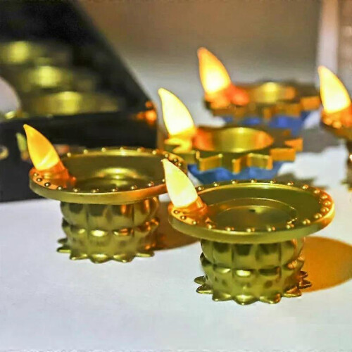 Λάμπα κεριού LED Diwali Προσομοίωση Deepavali Διακοσμητικό κερί