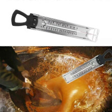 Kökspyssel Hemgjord sockertermometer för att laga godis eller sylt Fritering och allmänt kök