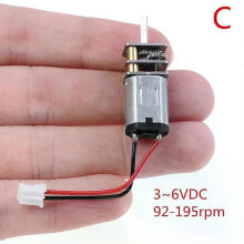1 st 5V DC / 3-6V stålväxel N20 mini precisionsväxelmotor D-axel hastighetsreduceringsmotor