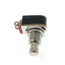 SPST Momentan Soft Touch Tryckknapp Stomp Fotpedal Elgitarr Switch