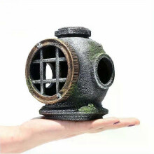 1 st hartsdykarhjälm vrak akvarium fisktank landskapsarkitektur kreativ dekoration prydnad genom vila