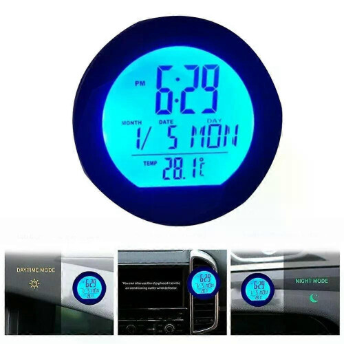 Ψηφιακό ρολόι αυτοκινήτου LCD Θερμόμετρο Μετρητής θερμ