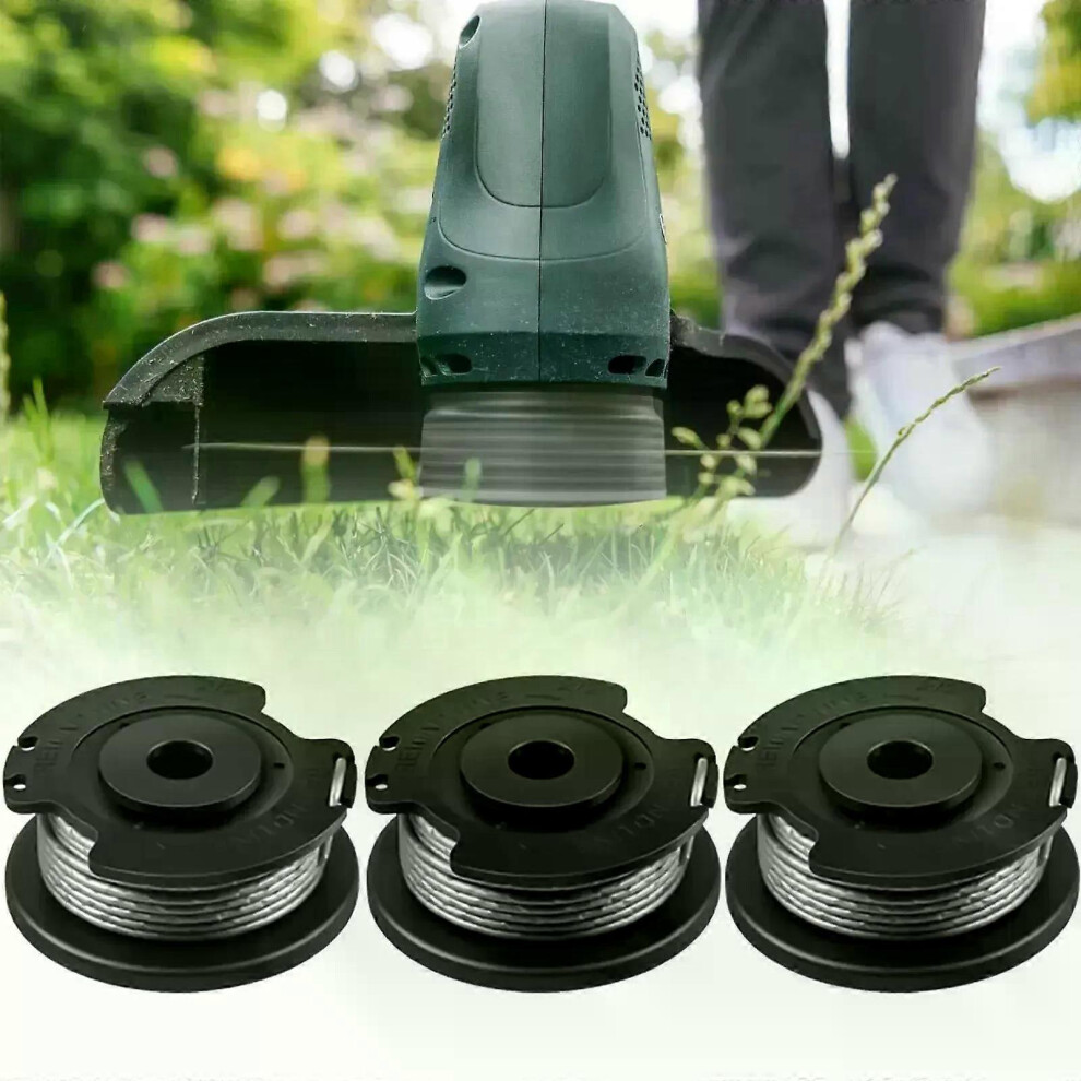 Bobine de fil de coupe-bordure 3 pièces F016800569 pour tondeuses à gazon Bosch EasyGrassCut 18 23 26