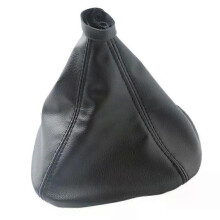Funda de cuero sintético para palanca de cambios de coche, funda protectora para el maletero del coche