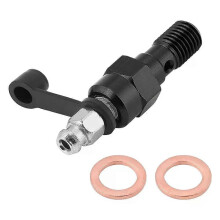 Vis de purge M10 x 10 mm, 100 % neuve, anti-poussière, pour étrier de frein de moto, accessoires en