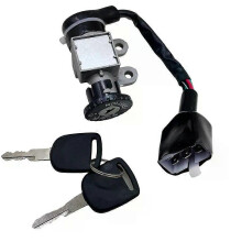 1 set di accessori per moto, ciclomotore, scooter, interruttore di accensione con chiavi per KYMCO GY6