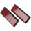 rectangle red Reflectors Universal For Motorcycles ATV Bikes Dirt Bikes 1