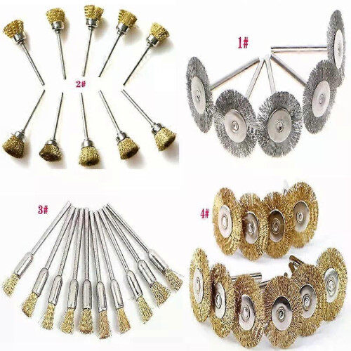 10 τεμάχια 18mm/20mm/22mm/25mm/40mm συρμάτινη βούρτσα για περιστρο