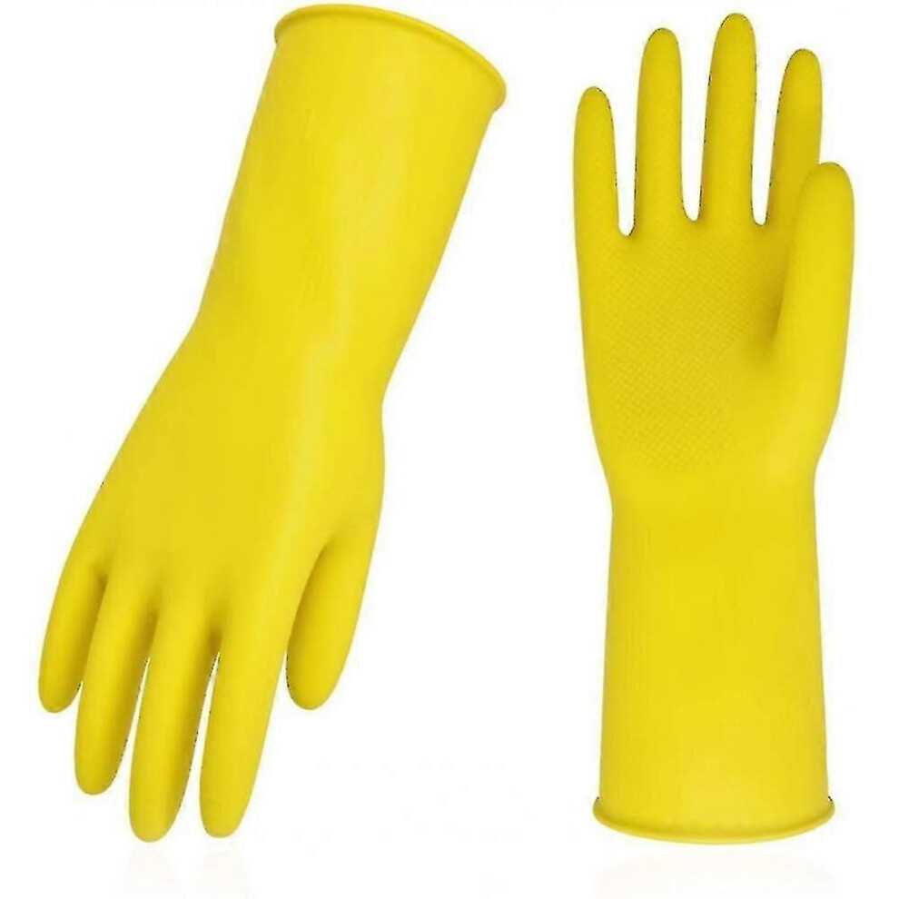 (As show, One size) Household Dishwashing Gloves 3 Pairs Of Household Rubber Dishwashing Gloves-image-OPC-PHM58FK-NEW