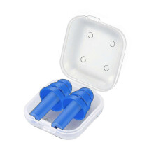 (As show, One size) 1pair Spiral Waterproof Silicone Ear Plugs Anti Noise Snoring Earplugs Comfortable For Sleeping Noise Reduction Accessory
