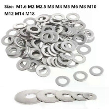 1/5/10/25/50/100 st M16 M2 M25 M3 M4 M5 M6 M8 M10 M12 M14 M18 304 Rostfritt stål Planbrickor för bult