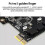Usb3 3.0 Controller Riser Card Black Portable Data Transmission Small Pci- -e X1 Gold Finger Consumer Electronics 5gbps Desktop 5