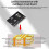 Usb3 3.0 Controller Riser Card Black Portable Data Transmission Small Pci- -e X1 Gold Finger Consumer Electronics 5gbps Desktop 3