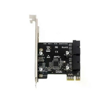 Usb3 3.0 Controller Riser Card Black Portable Data Transmission Small Pci- -e X1 Gold Finger Consumer Electronics 5gbps Desktop