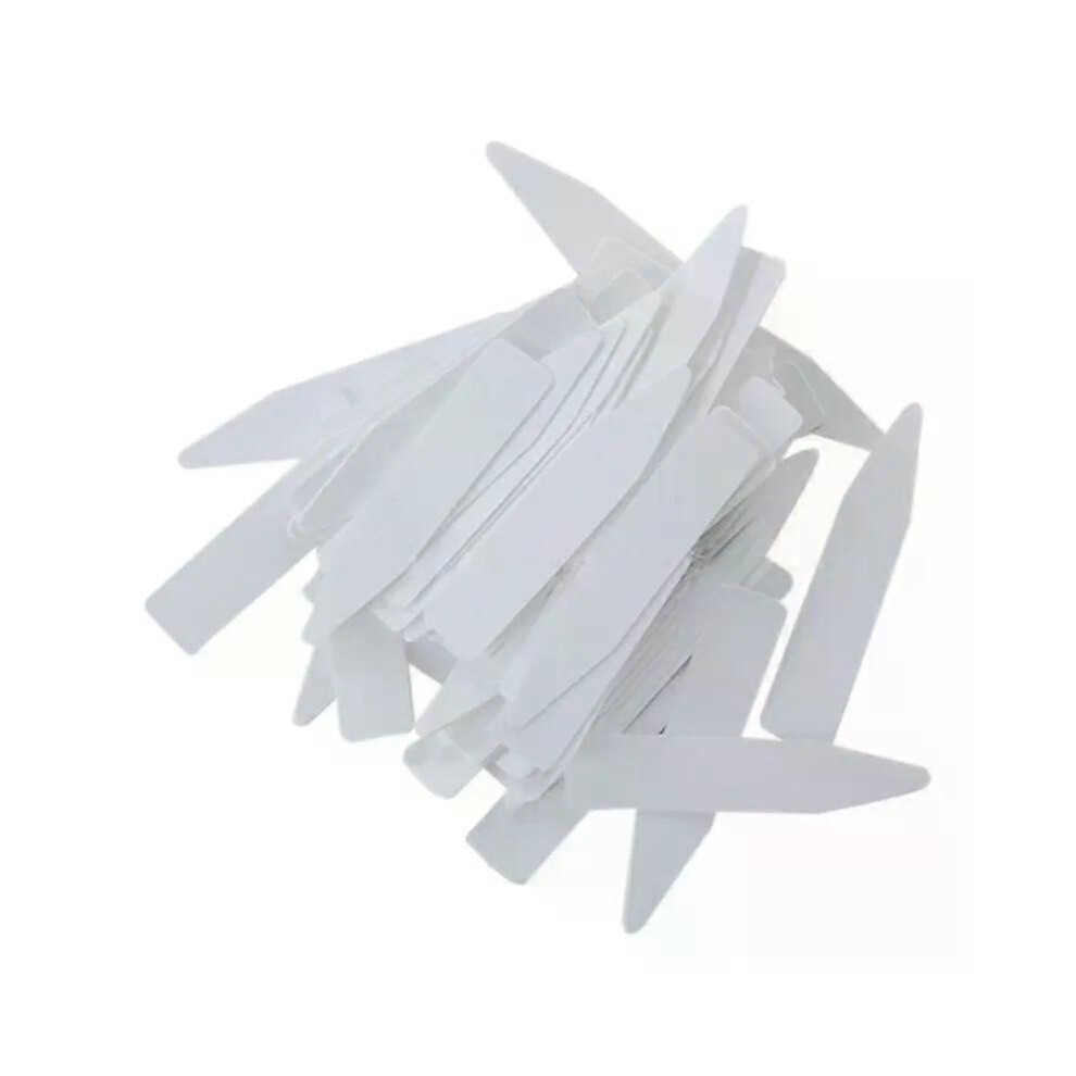 Lot de 100 étiquettes réutilisables en PVC pour plantes, arbres, fruits, semis, jardin, pot de fleurs,