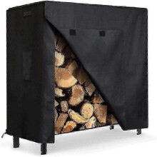 Wood log frame cover, Oxford heavy duty outdoor waterproof all-weather outdoor protective wood frame cover, 122*61*107cm