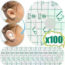 100-20 pezzi di cuscinetti auricolari adesivi antiusura per piedi, talloni, impermeabili, per bambini