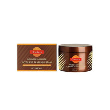 Intensive Tanning Gel, Golden Shimmer Intensive Tanning Cream with Tan Enhancers & Accelerators - for Sunbeds & Outdoor Sun