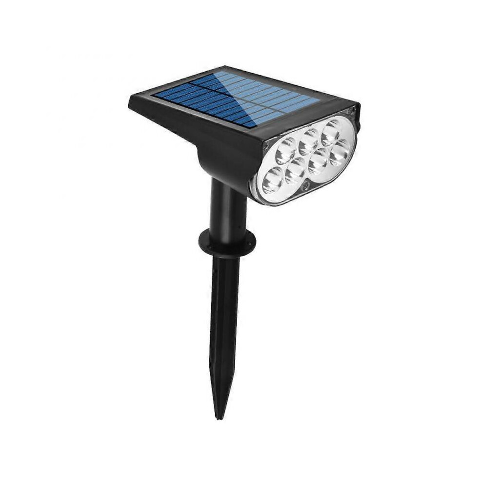 (7 Head RGB Colored Light)2/7LED Solar Spotlight Garden Solar Powered Lamp Adjustable In-Ground IP65 Waterproof Landscape Wall Light Outdoor Lighting