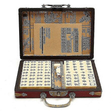 Rion 144tiles Mah Jong Game Set Mahjong tradizionale cinese + istruzioni in inglese -gt