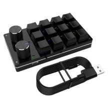 Καλώδιο USB Macro Mini Πληκτρολόγιο 12 Πλήκτρα 2 Κουμπιά Προγραμμ