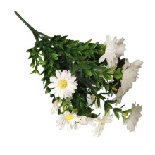 (Ljusrosa) 1 st. Femgrenig konstgjord växt utan vissnande konstgjord sidenblomma, fotografi