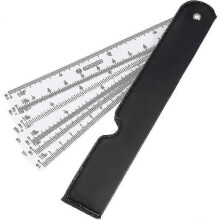 Skallinjal 30 cm Ingenjörsskala Arkitektlinjaler 1/10 1/15 1/20 1/25 1/30 1/33 1/40 1/50 1/75 1/125