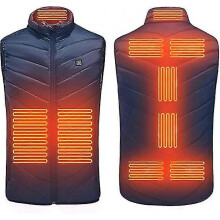 (M)Warming Usb, Scaldamuscoli elettrici riscaldati, Riscaldati per uomo/donna, Gilet riscaldato lavabile