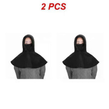 (A10, Style C 2pcs) 1~10PCS New Style Winter Windproof Cape Hat Cold Riding Fishing Super Thick Keep Warm Long Winter Hat Headgear Neck