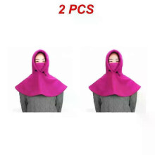 (A6, Style B 2pcs) 1~10PCS New Style Winter Windproof Cape Hat Cold Riding Fishing Super Thick Keep Warm Long Winter Hat Headgear Neck