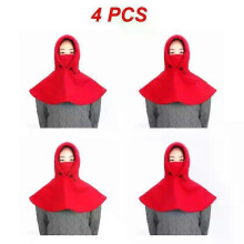 (A3, Style A 4pcs) 1~10PCS New Style Winter Windproof Cape Hat Cold Riding Fishing Super Thick Keep Warm Long Winter Hat Headgear Neck