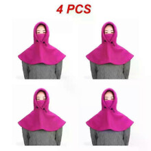 (A7, Style B 4pcs) 1~10PCS New Style Winter Windproof Cape Hat Cold Riding Fishing Super Thick Keep Warm Long Winter Hat Headgear Neck