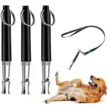Ultraljudsvissla för hund, 3 st justerbar professionell visselpipa tyst ultraljud
