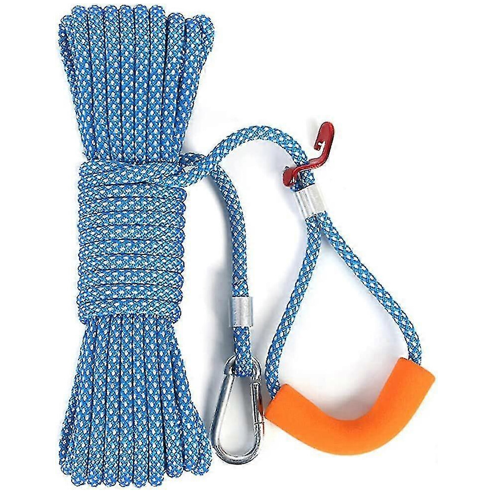 Corde à linge (couleur orange) 15 m, corde à linge épaisse pour jardin et extérieur, facile à serrer