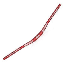 (C Red 31.8x720mm) LUNJE Bike Handlebar Aluminum Alloy Mountain Bike Swallow Handle Horizontal Off-