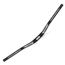 (A Black 31.8x720mm) LUNJE Bike Handlebar Aluminum Alloy Mountain Bike Swallow Handle Horizontal Off-