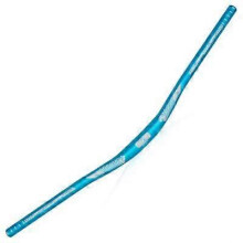 (F Blue 31.8x780mm) LUNJE Bike Handlebar Aluminum Alloy Mountain Bike Swallow Handle Horizontal Off-