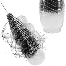 Brosse de nettoyage pour bouteilles de soda, brosse de nettoyage pour bouteilles de vin, long manche