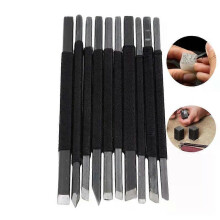 10 pezzi di coltello per intaglio di pietra in acciaio ad alto tenore di carbonio, coltello per incisione