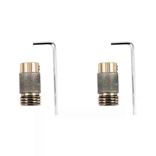 2X 5/8 ίντσας κεφαλή λείανσης διαμαντιών Helix Diamond Copper Bit λείανσ