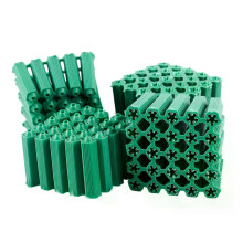 Viti di montaggio verdi 6 mm tassello in plastica antiscivolo 100