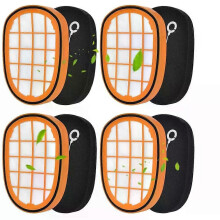 4-pack filter för Philips SpeedPro Max Aqua handdammsugare FC6812 FC6813 FC6822 FC5005/01